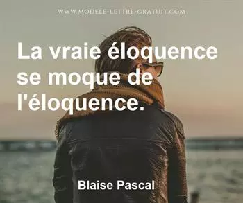 Citation de Blaise Pascal