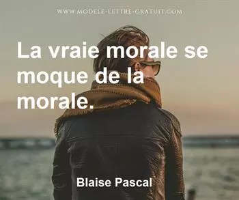 Citation de Blaise Pascal