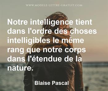 Citation de Blaise Pascal