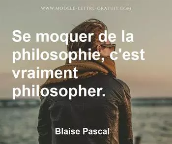 Citation de Blaise Pascal