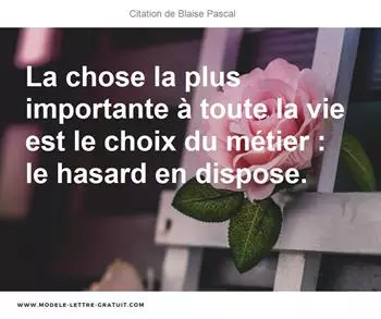 Citations Blaise Pascal