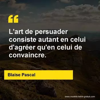 Citation Blaise Pascal