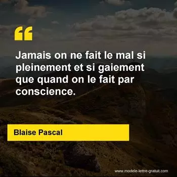 Citation Blaise Pascal