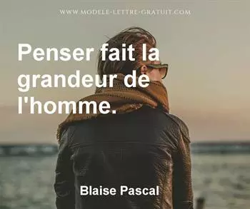 Citation de Blaise Pascal