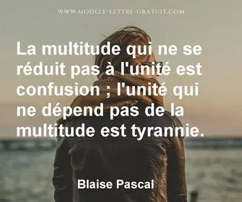 Citation de Blaise Pascal