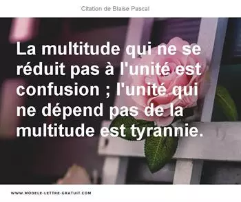 Citations Blaise Pascal