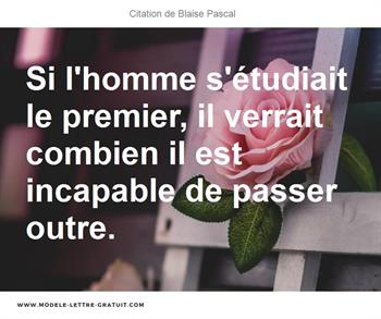 Citations Blaise Pascal