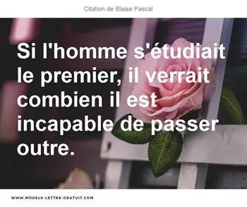 Citations Blaise Pascal