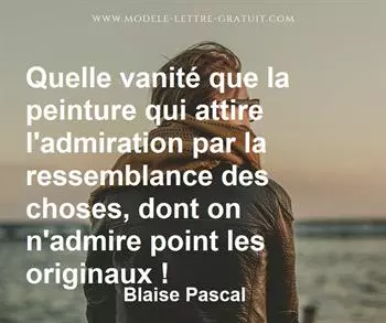 Citation de Blaise Pascal