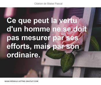 Citations Blaise Pascal