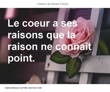 Citations Blaise Pascal