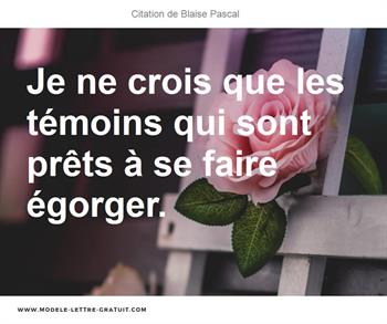 Citations Blaise Pascal