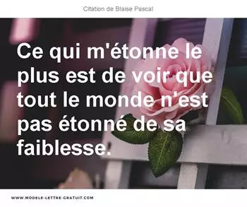 Citations Blaise Pascal