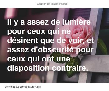 Citations Blaise Pascal