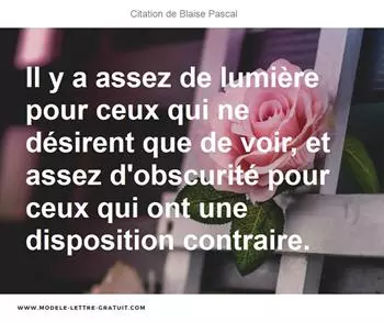 Citations Blaise Pascal