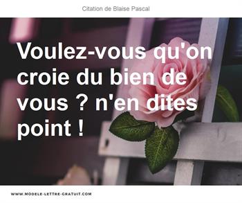 Citations Blaise Pascal