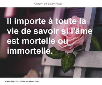 Citations Blaise Pascal