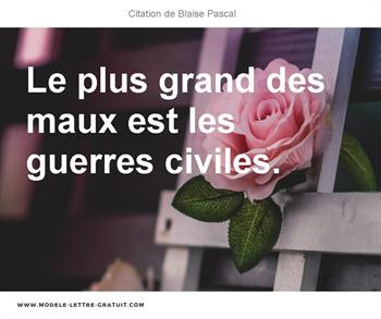 Citations Blaise Pascal