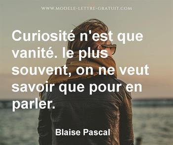 Citation de Blaise Pascal