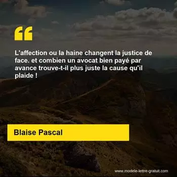 Citation Blaise Pascal