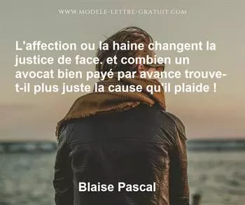 Citation de Blaise Pascal