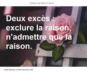 Citations Blaise Pascal
