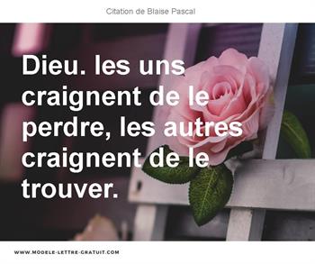 Citations Blaise Pascal