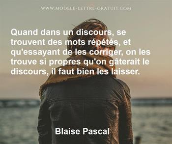 Citation de Blaise Pascal