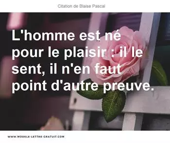 Citations Blaise Pascal