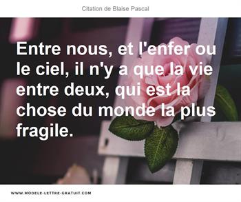 Citations Blaise Pascal