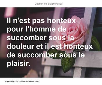Citations Blaise Pascal