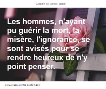 Citations Blaise Pascal