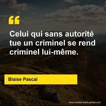 Citation Blaise Pascal