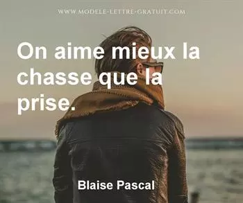 Citation de Blaise Pascal