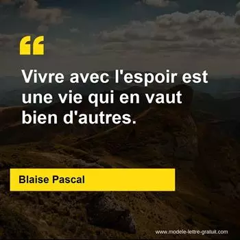 Citation Blaise Pascal