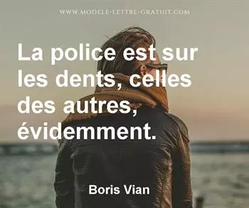 Citation de Boris Vian