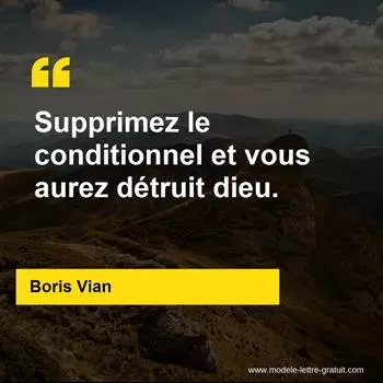Citation Boris Vian