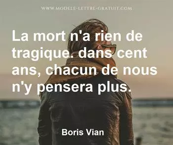 Citation de Boris Vian