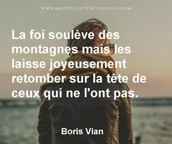 Citation de Boris Vian