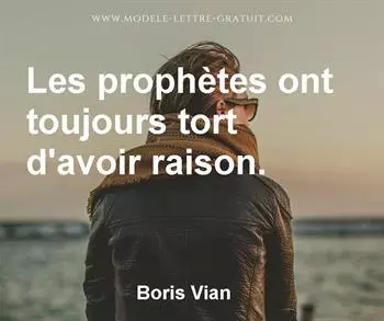 Citation de Boris Vian