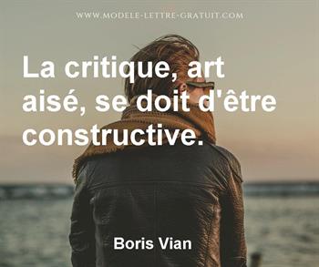 Citation de Boris Vian