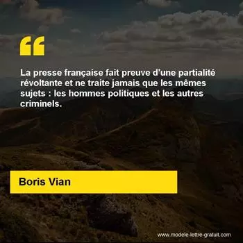 Citation Boris Vian