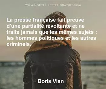 Citation de Boris Vian