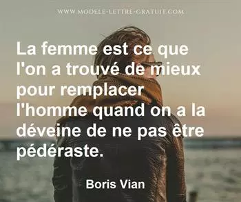 Citation de Boris Vian
