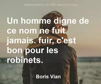 Citation de Boris Vian