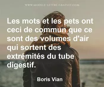 Citation de Boris Vian