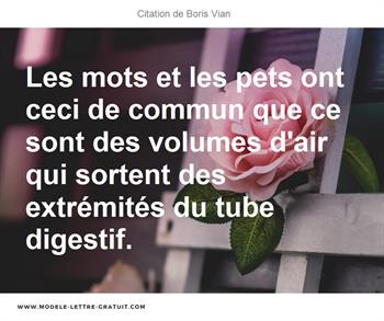 Citations Boris Vian