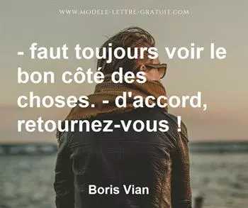 Citation de Boris Vian