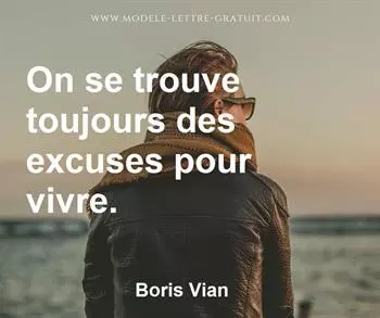 Citation de Boris Vian