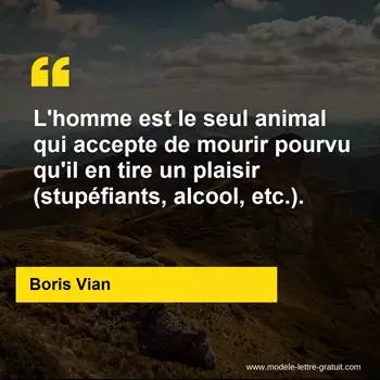 Citation Boris Vian
